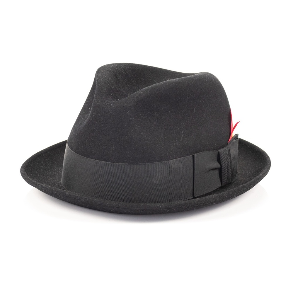 Dobbs Fifth Ave. Men's Black Fedora Vintage Hat